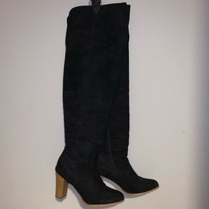 Black Over the Knee (OTK) Boots